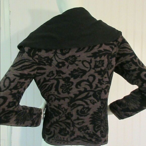 Blue Willi’s Danish design jacket w/sweater contrast sz S - Picture 2 of 5